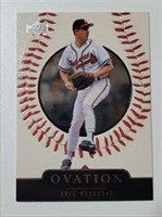 Embossed Greg Maddux Atlanta Braves