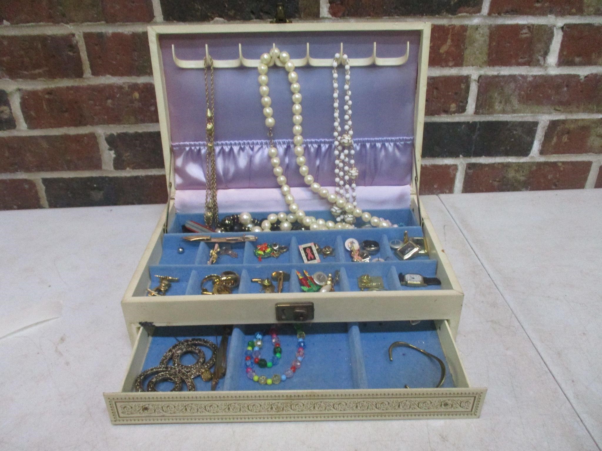 Jewelry Box & Contents