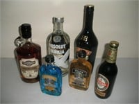 Assorted Bottles Liquor