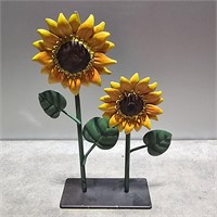 Metal sunflowers