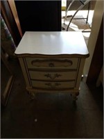 French P. Nightstand. Drawers open well.