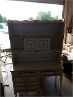 French desk and cabinet. 44x68x17. Drawers open