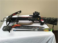 PSE Viper crossbow w red dot scope and carry case