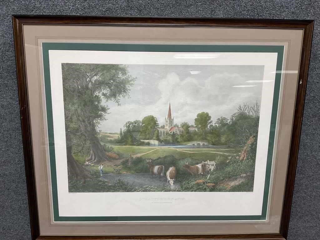 Framed Print of Engraving