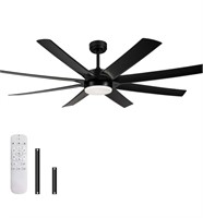 CEILING FAN WITH LIGHTS REMOTE CONTROL, 72 INCH