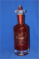 A Ruby Red Artglass Decanter