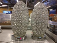 Pair of decorative lamps. 19x8