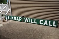 Belknap Will Call sign