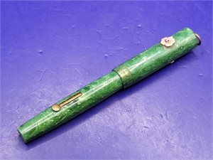 Mini Fountain Pen w/FLoral Lid 14k Nib