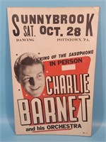 Charlie Barnet & Orchestra Sunnybrook Ballroom Pos