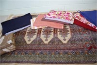 Small Decorative Carpet & Fabric Pieces