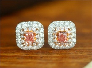 0.2ct Natural Pink Diamond Ring