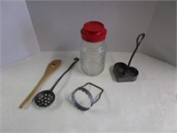 Kitchen Selection; vintage coffee jar & more
