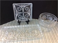 Cut Glass Serving Pieces