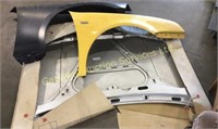 Fender and Hood for 2007 Volkswagon Golf (Yellow),