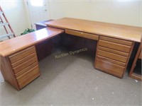 Corner Office Desk, Wood