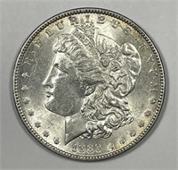 1889 Morgan Silver $1 About Uncirculated CH AU