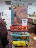 Five Vintage Jig Saw Puzzles