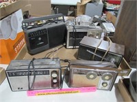 Six Vintage Radios