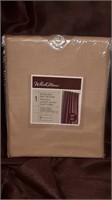 Rod pocket back tab panel insulated drapes 50 in