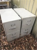 2 - 2 Drawer File Cabinets