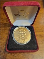 Chipper Jones bronze collectible coin