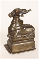 Indian 18th Century Bronze Nandi,