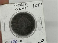 1847 U.S. Large Cent