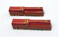 1930s Cracker Jack Tin Litho Train Toys