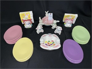 Easter Candy Dishes, Napkin Holders, 23