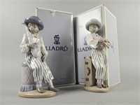 Lladro "Jazz Sax" & "Jazz Horn" Figurines