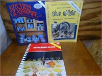 Glass & Blue Willow Reference Books
