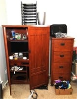 Mission Style Office Cabinet