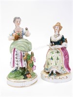 Two Vintage Maruyama Porcelain Figures