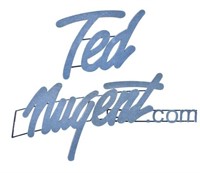 Ted Nugent 6 Foot Tall Signature Stage Back