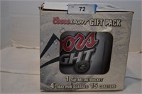 Coors Light Gift Pack Metal Bucket & 4-Pub Glasses