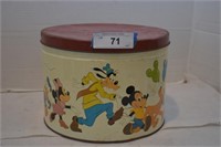 Vintage Sears Disney Popcorn Tin