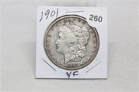 1901 VF Morgan Silver Dollar