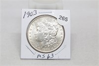 1903 MS63 Morgan Silver Dollar
