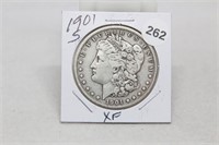 1901-S XF Morgan Silver Dollar