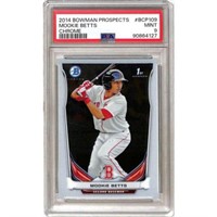 2014 Bowman Prospects Mookie Betts Rc Psa 9