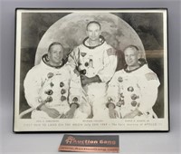Framed 8"×10" Apollo 11 Astronauts