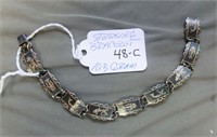 C- Siam Sterling bracelet 10.3gr.