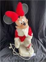 24" Disney Minnie Mouse animated Ms Claus
