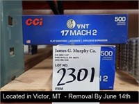 LOT, (1,000 +/-) ROUNDS OF CCI 948CC .17 MACH 2