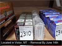 LOT, (1,000 +/-) ROUNDS OF ASSORTED .22 WMR AMMO