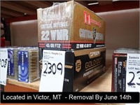 LOT, (1,000 +/-) ROUNDS OF ASSORTED .22 WMR AMMO