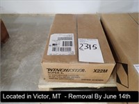 CASE OF (2,000) ROUNDS OF WINCHESTER SUPER X .22