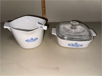 Corningware Pair (measuring cup/ 1qt. cass. dish)