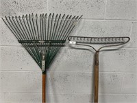 Hard Rake and Leaf Rake Combo 2nd of 2 lots